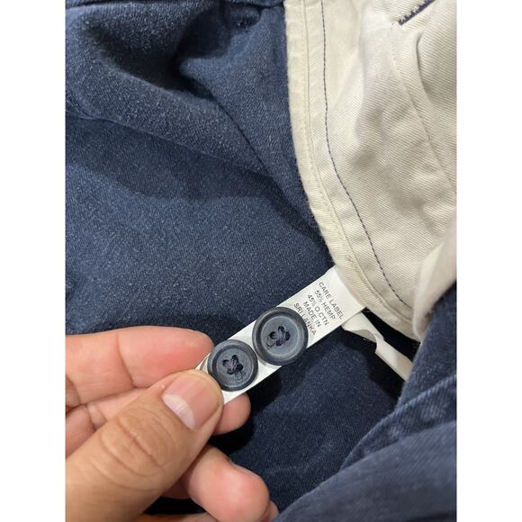 Outerknown Men's Blue Chinos - Picture 5 of 12